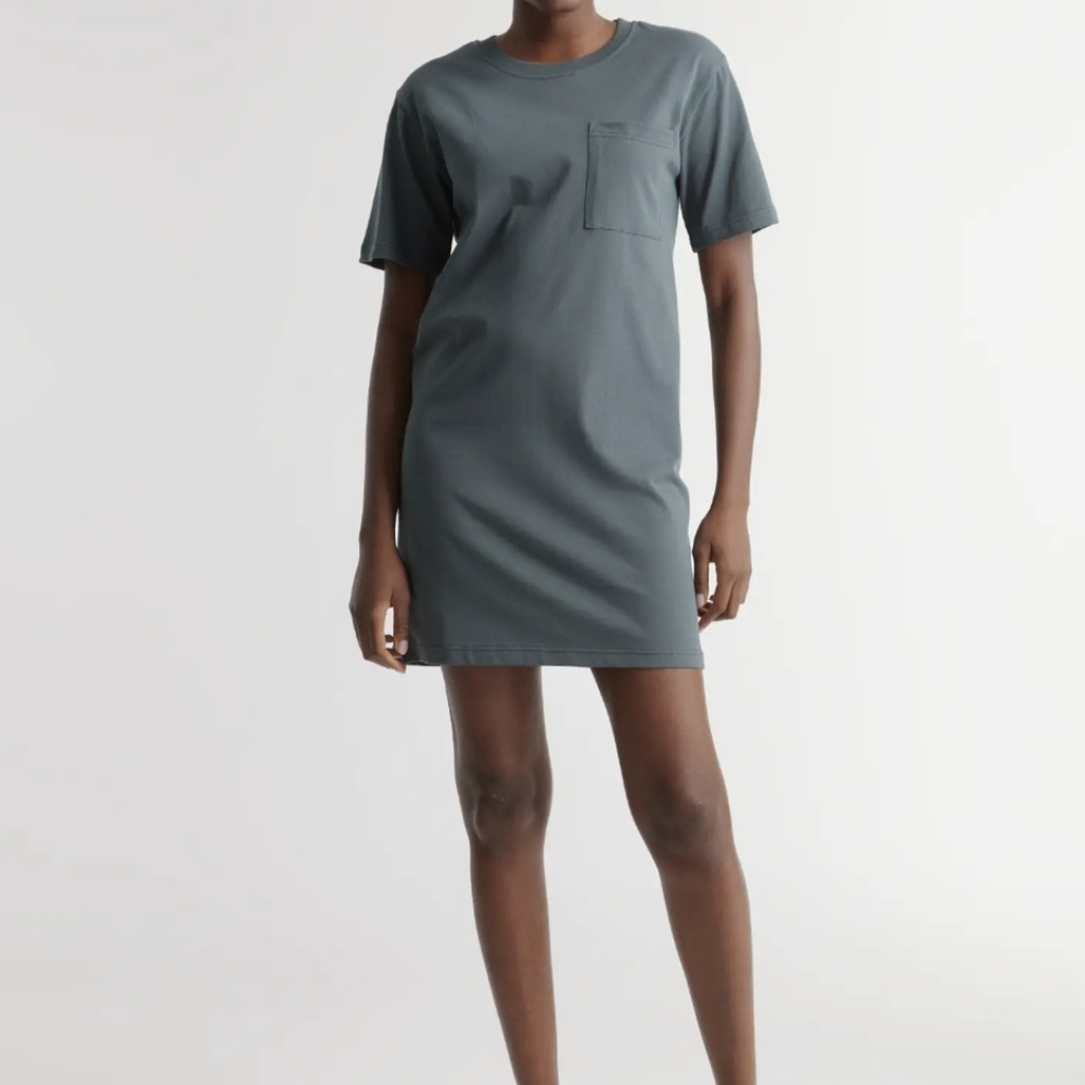 100% Organic Cotton Relaxed T-Shirt Dress
